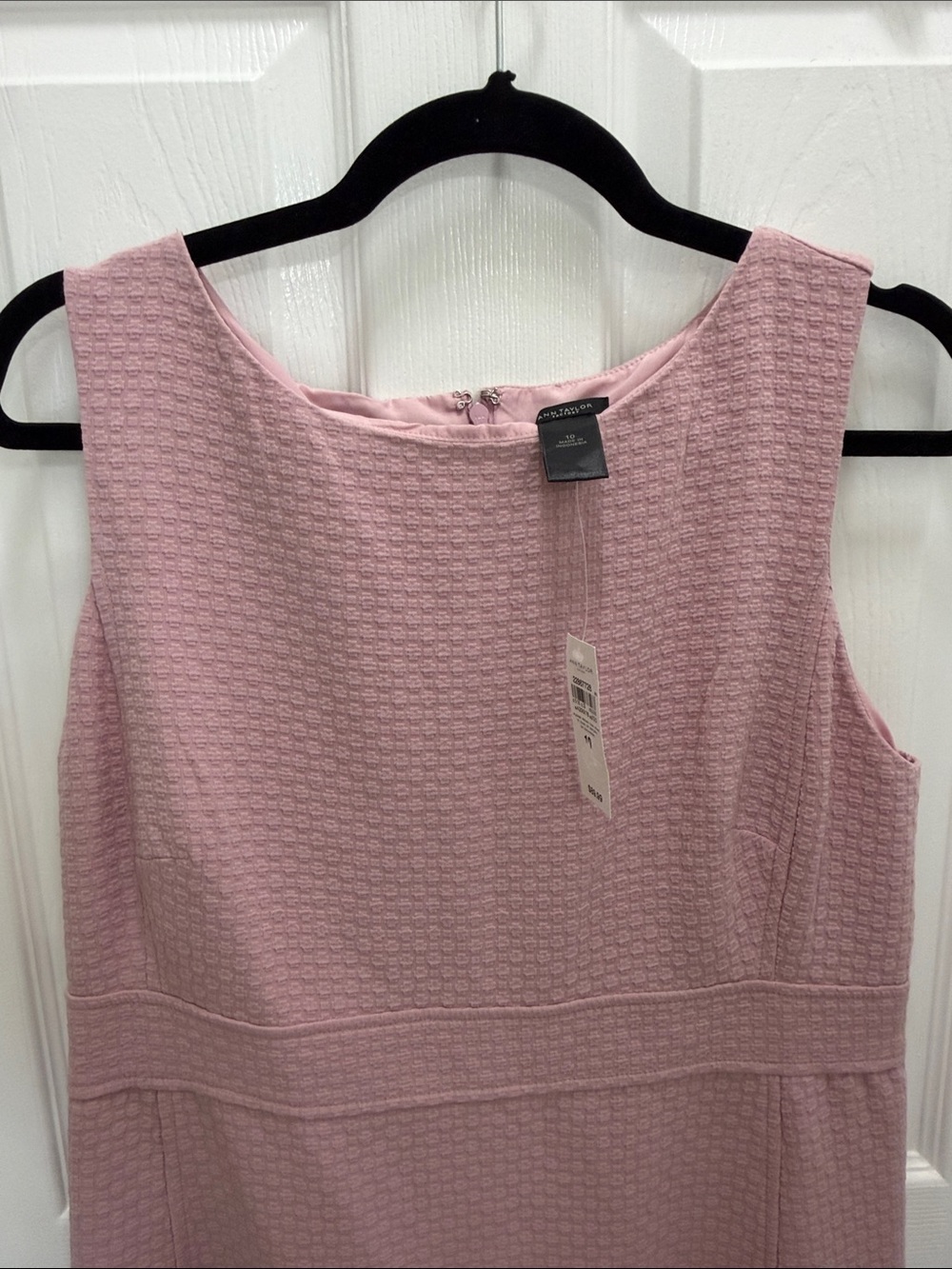 Ann Taylor Factory Dusty Rose Textured Sheath Dress - Picture 7 of 10